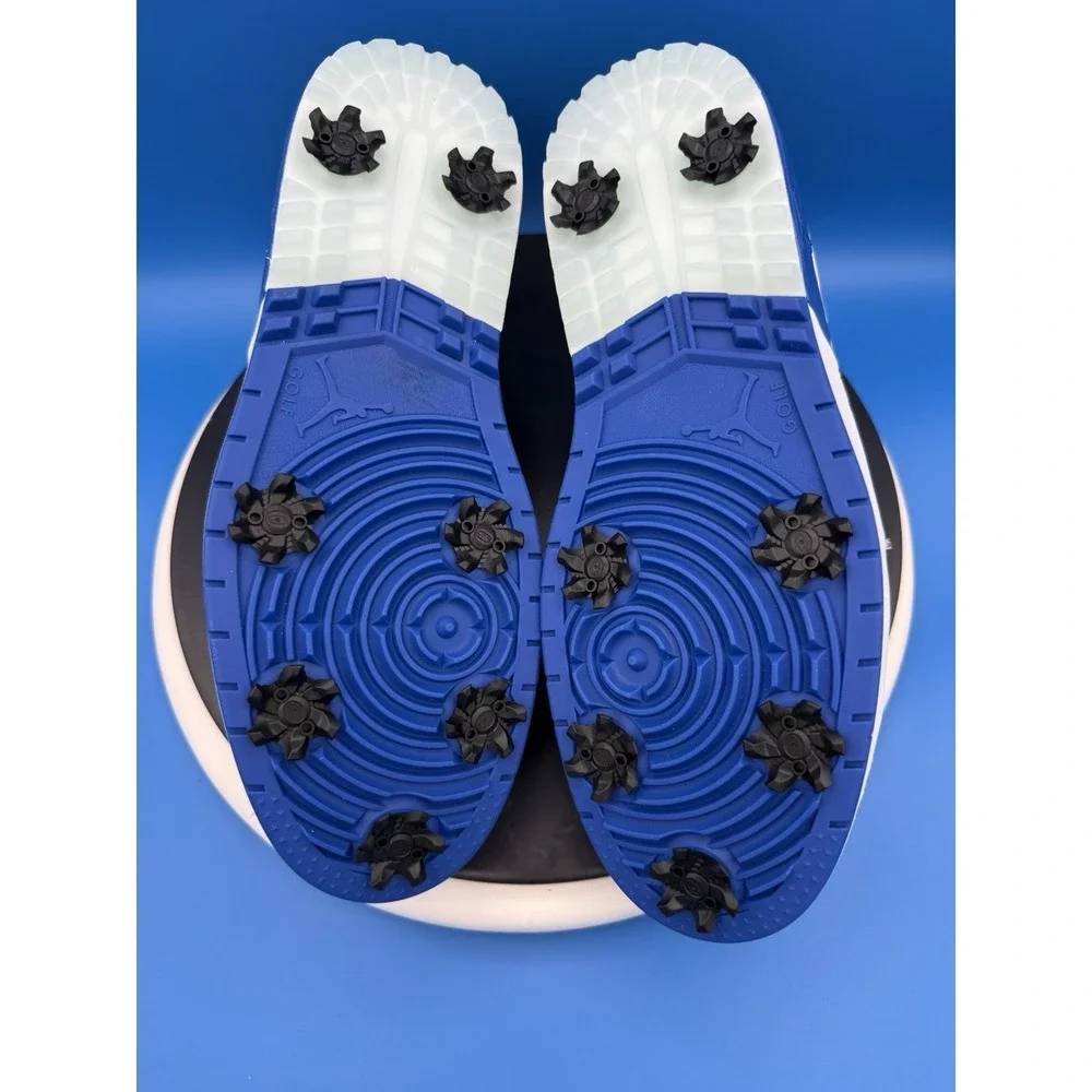 Nike Air Jordan NU Retro 1 Men's 11.5 Golf Shoes Royal Blue White FZ4153-004 NEW